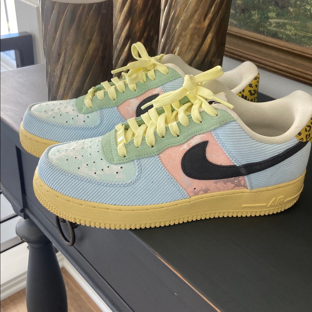 Nike Air Force 1 with Pastel and Black Accents